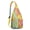Yellow-1, variant on Vintage Boho Sling Backpack – Retro Tribal Ethnic Crossbody Bag, Artistic Geometric Hiking Shoulder Bag for Women & Men, Rustic Floral Travel Daypack