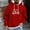 Red, variant on WXLWZYWL Men's Fall Hoodies Comfy Printed Sweatshirt Tops Long Sleeve Trendy Oversized Pullover Hoodies