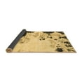 thumbnail image 2 of Ahgly Company Indoor Square Abstract Brown Modern Area Rugs, 6' Square, 2 of 4