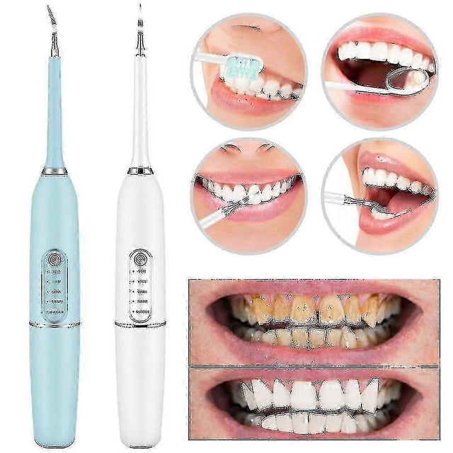 Kit de limpieza dental eléctrico, removedor de sarro y manchas, 5 modos, recargable.