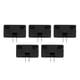 thumbnail image 1 of Adaptador de enchufe de 5 piezas Convertidor de corriente de viaje estándar de EE. UU. 1 a 3 Rotación de 180 ° 110-250 V, 1 of 8