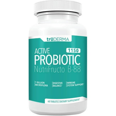 Truderma active probiotique 1150 Digestive Support, 60 count