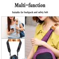 thumbnail image 7 of Chririnla Seat Belt Shoulder Pad Comfortable Car Seat Belt Pads Polyester Quick Install, Suitable for SUV Van, Highland Cattle Flowers, 7 of 7