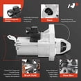 thumbnail image 5 of A-Premium Starter Motor Compatible with Honda Civic 2006 2007 2008 2009 2010 2011 1.8L, 12V 1.2KW 9-Teeth Clockwise, 5 of 8