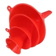thumbnail image 1 of 2 Sets/8PCS Plastic Funnels Gasoline Kerosene Liquid Funnels for Kitchen Car Automobile (Random Color), 1 of 9