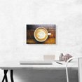 thumbnail image 2 of ARTCANVAS Espresso Coffee Cup Coffee Shop Decor Rectangle Canvas Art Print - Size: 18" x 12" (0.75" Deep), 2 of 9