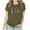 Green, variant on Puntoco Plus Size Tops 2025 Easter Shirt for Women Happy Easter Egg Tee Cute Bunny Graphic Funny Letter Print Casual Short Sleeves Tee Tops White XL(XL)