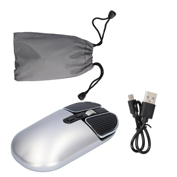 Ratón Inalámbrico Recargable Mute Quiet Click Mouse Ratón Ergonómico Conexión 2.4G 800/1200/1600Dpi Tecla De Acceso Directo De Escritorio Delgado Para Pc Laptop Notebook Advancent EL014172-05