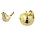 thumbnail image 1 of Figura de pájaros,Figura de pájaro dorado,decoración del hogar,estatua de animal,Estatua decorativa,Escultura de frutas para decoración del hogar para escritorio interior.,Figura de, 1 of 8