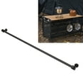 thumbnail image 4 of Metal Suspension Rod, Wear   Hanging Rod Quick Installation Stable Adsorption With 2Pcs Hooks For Outdoor Camping, 4 of 8