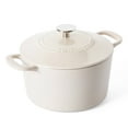 thumbnail image 6 of Martha Stewart Everyday Eastwick 4-Quart Linen Enamel Cast Iron Dutch Oven, 6 of 10