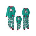 thumbnail image 2 of Family Matching Christmas Pajamas Set, Cartoon Santa Print Long-Sleeve Tops with Pants Sleepwear Set for Adult, Kid, Baby, 2 of 8