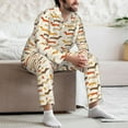 thumbnail image 7 of Lsque Dachshund Pattern Long Sleeve Pajama Set for Men - Soft 2-Piece Sleepwear and Loungewear Set with Pockets, Comfy Nightwear-Medium, 7 of 7