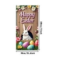 thumbnail image 3 of Fiudx Cortina de Pascua para Puerta, Decoración Festiva, Tela Resistente, Fácil Instalación, Multifuncional, Ideal Como Regalo de Pascua, Decoración de Pared para El Jardín, Artículos para Fiestas Gr, 3 of 6