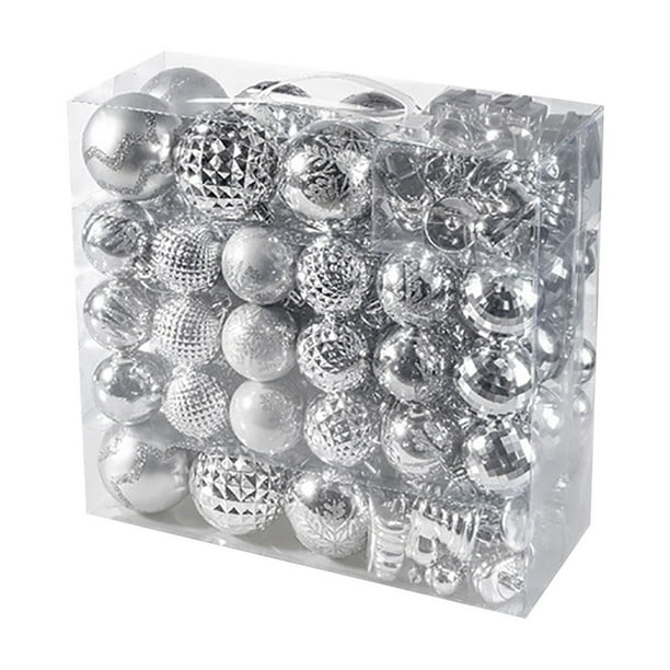 Adorno navideño brillante Wonderland de 116 piezas para interiores y exteriores, ideal para decorar el árbol de Navidad, bodas, cumpleaños, Halloween, Acción de Gracias y fiestas navideñas.