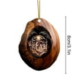 thumbnail image 3 of Wadada 3.1inch Christian Nativity Scenes Ornaments for Christmas Tree Acrylic Imitation Wood Hanging Ornaments with The Birth of Jesus in Nest Plastic Flat Religious Keepsake Pendant for Winter Party, 3 of 4