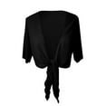 thumbnail image 4 of Clearance! Lisingtool Wedding Guest Dresses for Women Women's Soft Chiffon Shawl Wraps for Evening Dress Wedding Cape Bolero Flapper Promotion Sale, 4 of 5