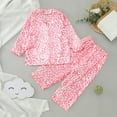 thumbnail image 6 of Vividxx Girls Clothing Sets Toddler Boys Girls Long Sleeve Leopard Printed T Shirt Tops Pants Outfits 2-3 Years, 6 of 7