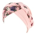 thumbnail image 5 of 3 Pack Womens Printed Turban Hat Head Wraps Covers Chemo Cancer Beanies Cap Headwear, 5 of 5
