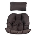 thumbnail image 1 of Cojín de asiento de mecedora columpio, cesta colgante, almohadillas traseras, hamaca de huevo colgante, asiento grueso para hamaca de jardín en casa Fivean unisex, 1 of 2