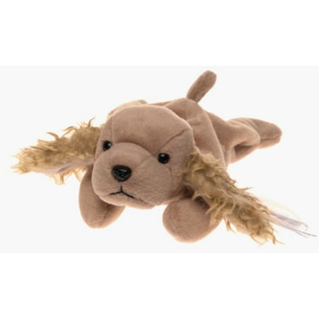 - ty beanie babies - spunky the cocker spaniel dog - retired