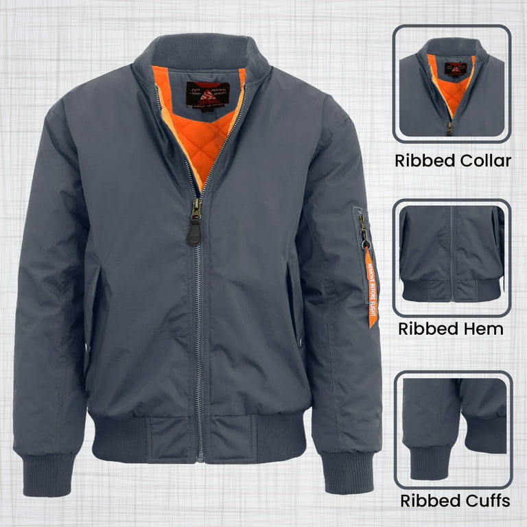 Men's Heavyweight MA-1 Bomber Flight Jacket (S-5XL Men's Heavyweight MA-1 Bomber Flight Jacket (S-5XL