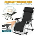 thumbnail image 7 of Lilypelle Zero Gravity Chair, Adult Folding Reclining, Lounge Chair with Mat Recliner Chairs with Tray,Pillow, 7 of 7