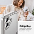 thumbnail image 3 of for iPhone 16 Case, [Shockproof] Military Grade Proof Protection [Dropproof] Rugged Protective Heavy Duty Phone Case Cover for iPhone 16 (White), 3 of 14
