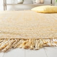thumbnail image 4 of SAFAVIEH Braided Paisley Transitional Cotton Reversible Area Rug, Beige, 3' x 3' Round, 4 of 10