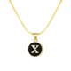 thumbnail image 1 of 26 Collar Inicial Forma Redonda 26 Alfabeto Cadena Collar A Z 26 Alfabeto Inicial Collares de Oro para Mujeres Niñas, 1 of 2