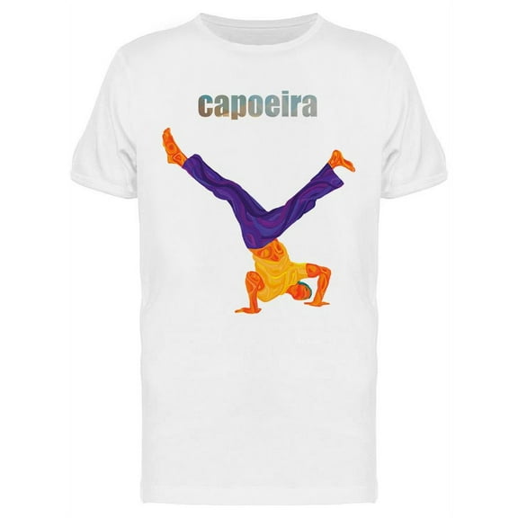 Capoeira Man Moving T-Shirt Men -Image by Shutterstock, Male Large
