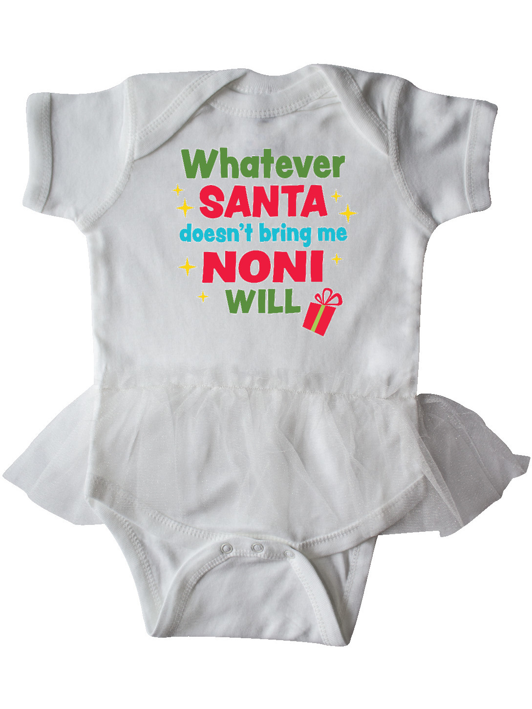 Santa I Want A Unicorn for Christmas Infant Bodysuit