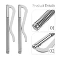 thumbnail image 2 of 2pcs Practical Spring Money Clip Convenient Metal Spring Money Spring Clamps Money Clip, 2 of 5