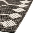 thumbnail image 5 of Unique Loom Outdoor Trellis Collection Area Rug - Traliccio (2' x 3' 1" Rectangle Charcoal/Ivory), 5 of 6
