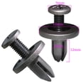 thumbnail image 2 of Clips de remache para guardabarros de 6mm 50 Uds. Clip para guardabarros de carenado ATV, 2 of 8