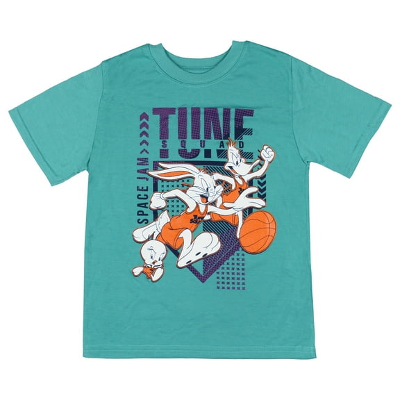 Looney Tunes Little Boy's Space Jam Tune Squad Bugs Bunny Tweety Bird Daffy T-Shirt