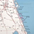 thumbnail image 2 of Top Spot Map- Sabastian Inlet & Palm Bay Mid Indian River Turkey, N217, 2 of 3