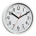 thumbnail image 3 of La Crosse Clock 8 inch Basics White Analog Quartz Wall Clock, 404-3020W, 3 of 7