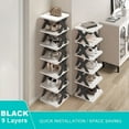 thumbnail image 6 of Shoe Rack Storage Organizer Detachable Shoe Racks Saves Family Household Rack Multi Layer Simple Shoes Shelf Color Cabinet, 6 of 9