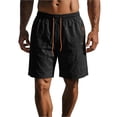thumbnail image 3 of Satingcolo Mens Swim Trunks With Pockets Quick Dry Beach Shorts with Zipper Pockets Sports Swimming Trunks for Men, 3 of 6