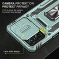 thumbnail image 5 of Dteck for Motorola Moto G Stylus 4G 2022 Case with Slide Lens Cover, Heavy Duty Magnetic Rotated Ring Kickstand Military Grade Shockproof Protective Cover for Motorola Moto G Stylus 4G 2022,darkgreen, 5 of 7