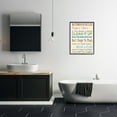 thumbnail image 2 of Stupell IndustriesStupell Industries Rules Typography Rubber Ducky Bathroom Wall ArtFramed Wall Art by Janet White, 2 of 8