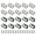 thumbnail image 1 of Unique Bargains LED Strip Clips, 60pcs Stainless Steel Mounting Brackets Fixing Clip for 6mm to 7.5mm LED Strip Lighting Cable, 1 of 7