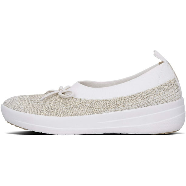 Fitflop uberknit shop crystal ballerinas