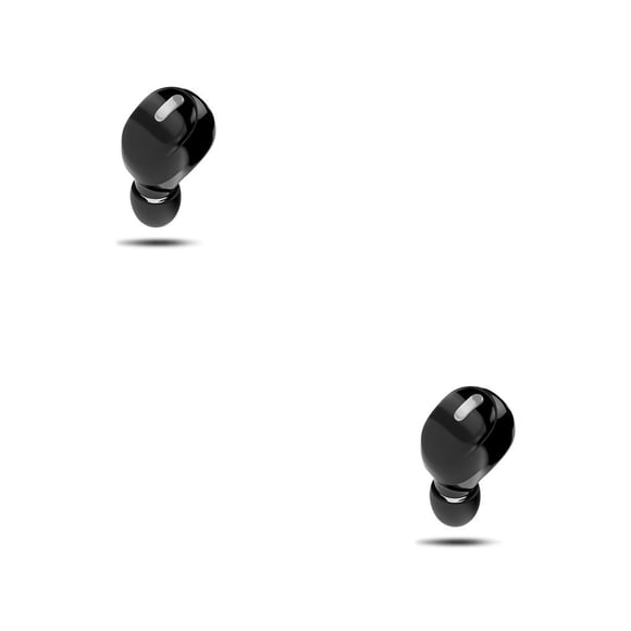 Sidaley Auricular de 1 pieza, conexión dual, reducción de ruido, compatible con Bluetooth, para interiores y exteriores, paquete de bolsillo negro Negro Taschenpaket 2piezas