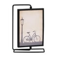 thumbnail image 2 of GROWTH TANK Photo Frame Cards Display Stand Holder Ornament Glass Front Rotating Photo Frame Black 23x15.5cm, 2 of 9