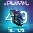 thumbnail image 4 of X6 Superlight Wireless Gaming Mouse with Magnetic RGB Charging Dock, 49g Tri-mode PixArt PAW3395 Sensor, 26000DPI,  Grip Tape, 4 of 9