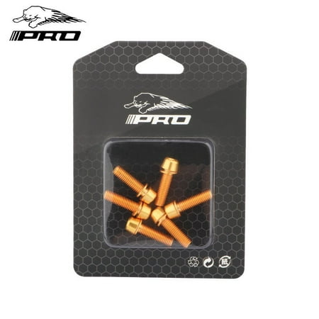 

6pcs M5*18mm Plated MTB Bicycle Steering Handlebar Stem Screws Bolts