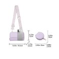 thumbnail image 5 of Small Solid Color Shoulder Bag for Women Zipper Crossbody Bags PU Leather Satchel with Detachable Coin Pouch for Daily Use Commuting Shopping, 5 of 8