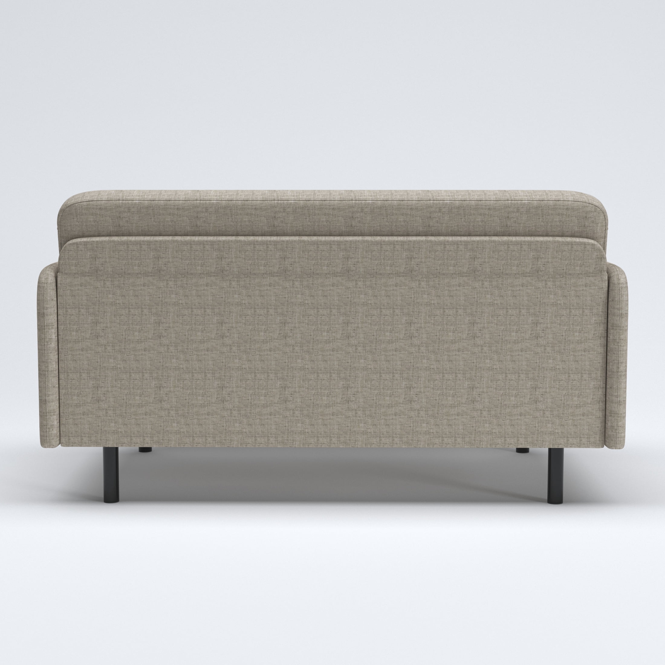 Artdeco Home Metro Loveseat - Modern Living Room Loveseat Sofa, Two-Seater Settee, Upholstered Corduroy Fabric Armchair, Love Seat Sofa Chair with Wood Legs for Bedroom/Office/Reading Spaces